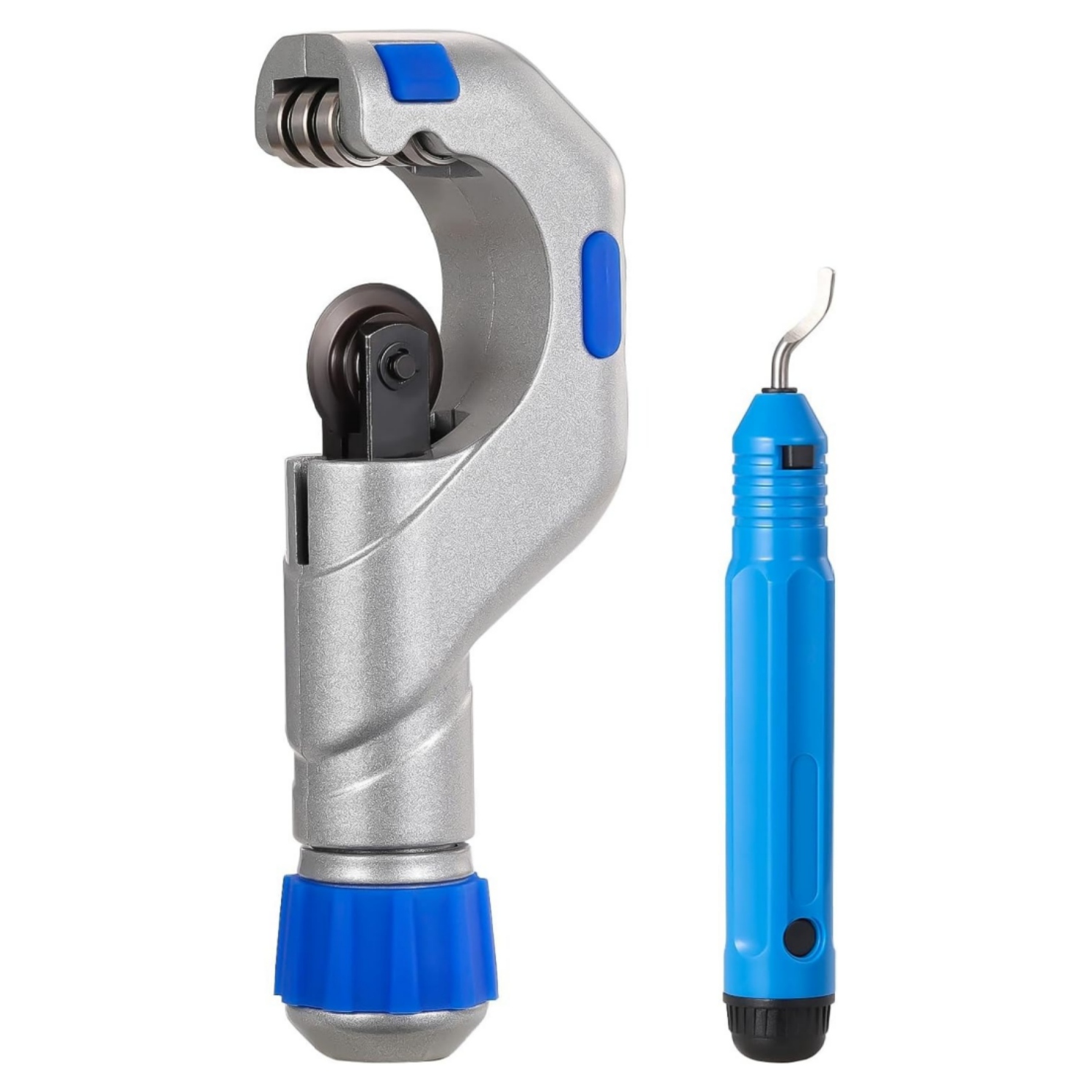 Pipe Cutter Ratchet - Buisafsnijder, zware pijpsnijder met ontbraamgereedschap, geschikt