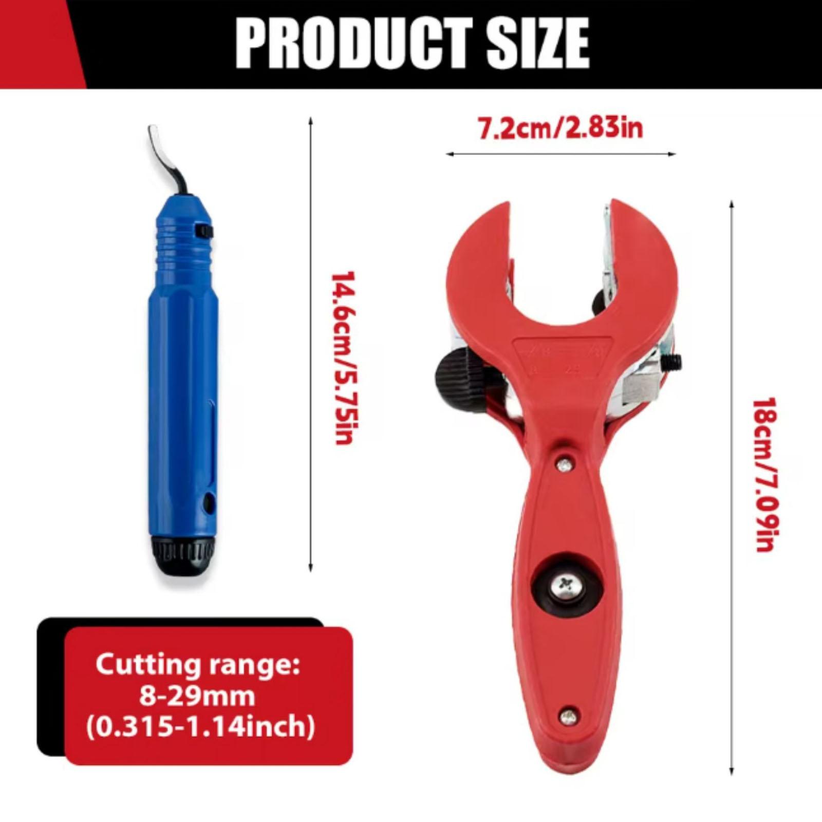 Pipe Cutter Ratchet - Nauwkeurige knip- en ratelbuisafsnijder van zinklegering,