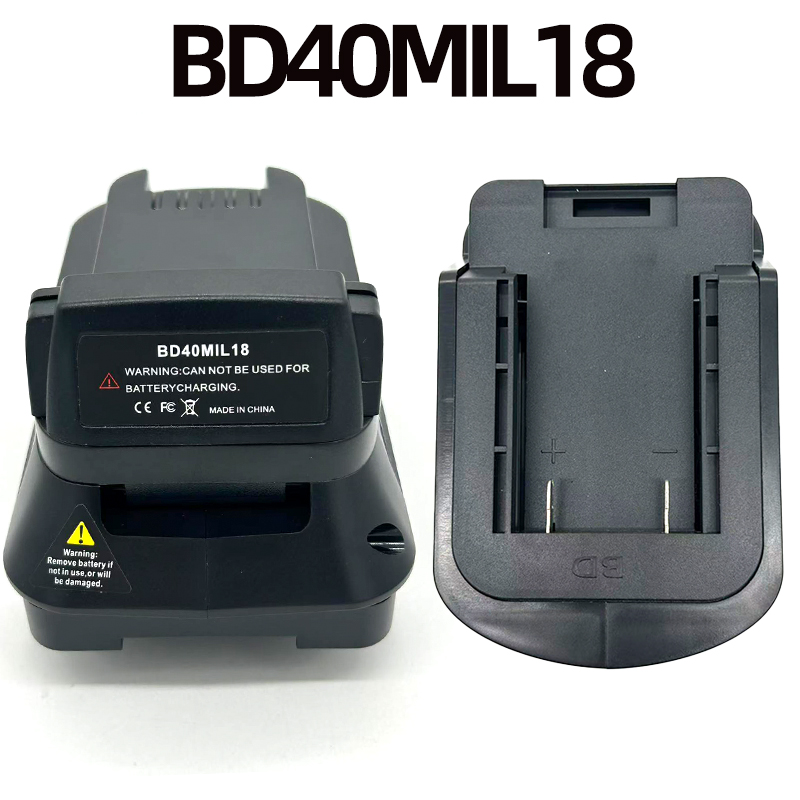 Black+Decker Tool Cordless - BD40MIL18 Accu-adapter voor elektrisch gereedschap, compatibel