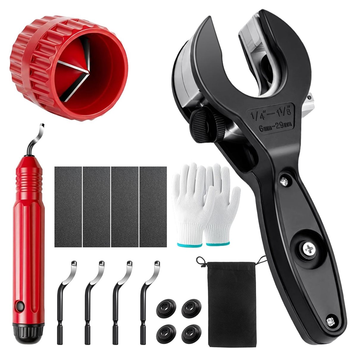 17-delige ratelbuiszaagset, zw - Pipe Cutter Ratchet recensie en prijs