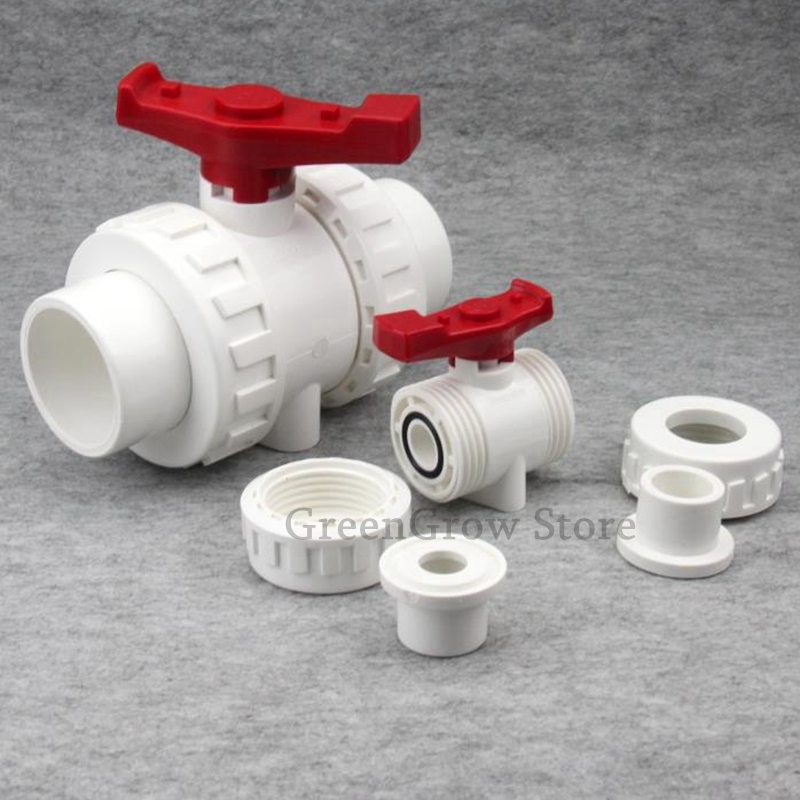 1pc 20 ~ 63mm PVC Kogelkraan A - Float Ball Valve recensie en prijs
