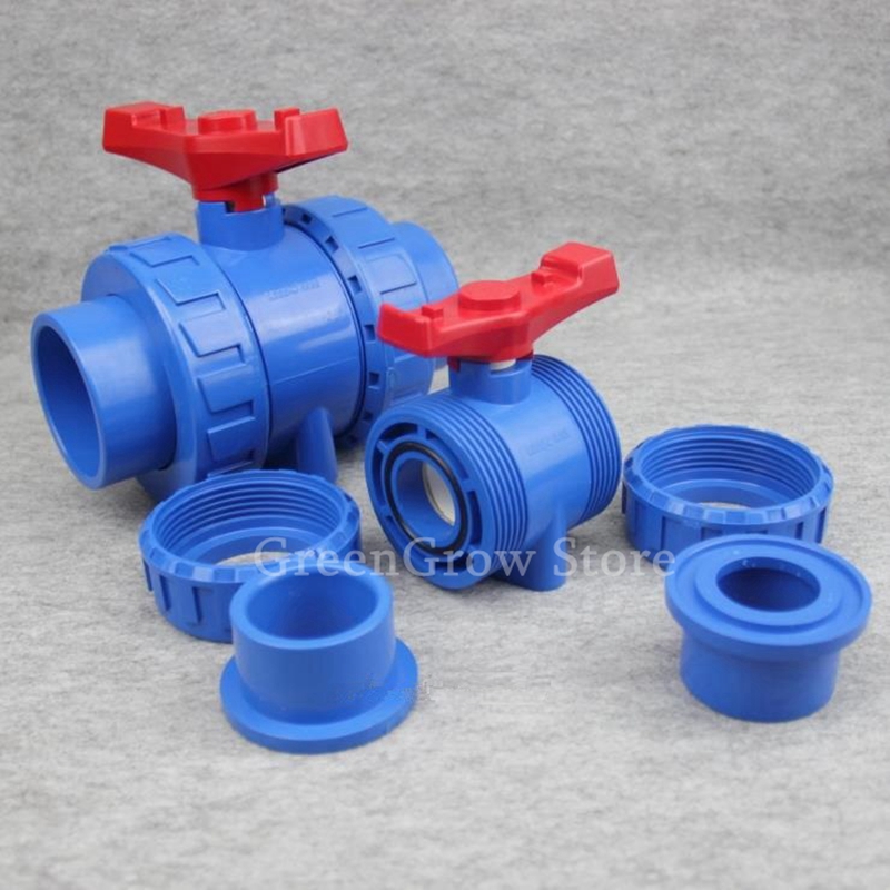 1pc 20 ~ 63mm PVC Kogelkraan A - Float Ball Valve recensie en prijs