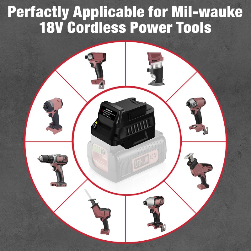 BD40MIL18 Accu-adapter voor el - Black+Decker Tool Cordless recensie en prijs