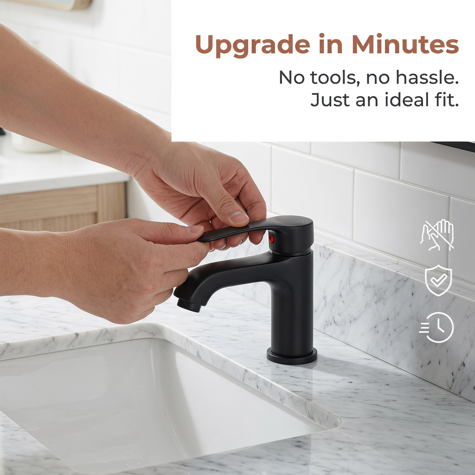 Eénhendel zwarte kraanhandgree - Basin Mixer Cartridge recensie en prijs